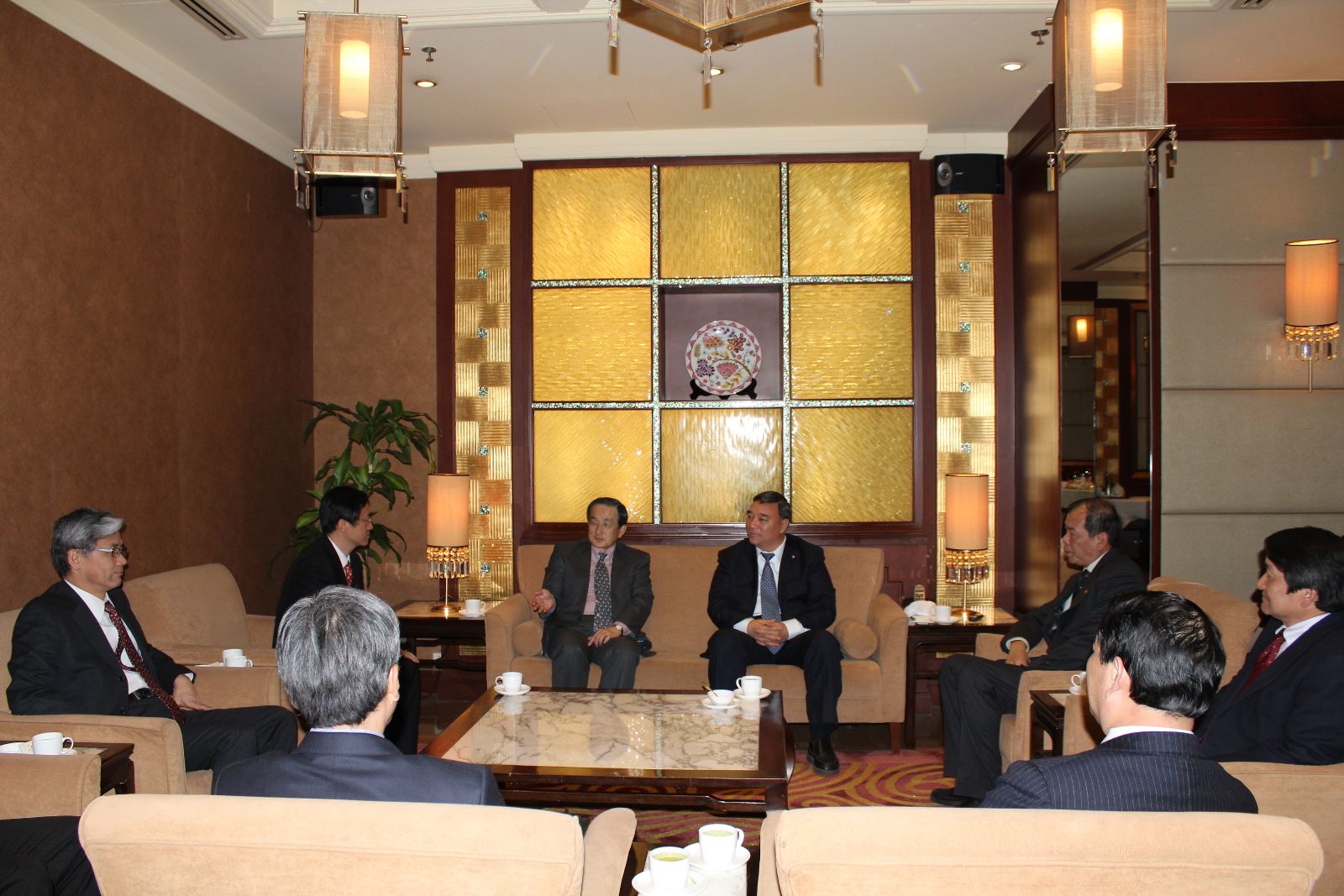 2011-3-19宋志平董事长与三菱商事株式会社中国総代表木島綱雄会晤 LETOU国际米兰·(中国区)官方网站