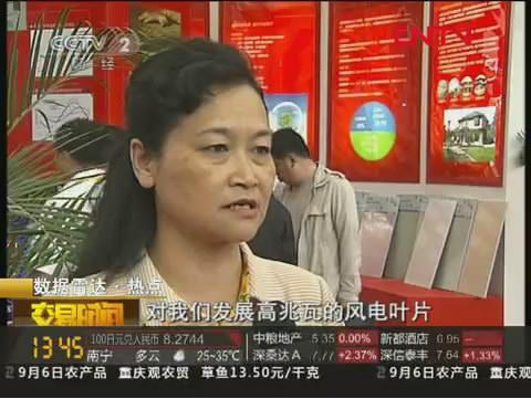 中央电视台财经频道报道国米乐投官网集团“三新”产业